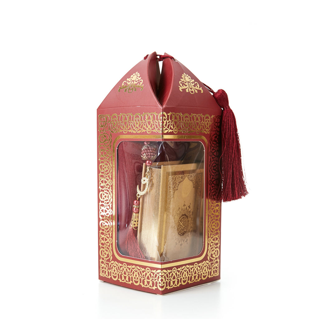 BADE SET NO3 BOX + QURAN + HIJAB + TASBEEH